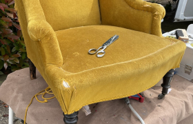 Restauration d’un fauteuil