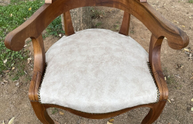 Restauration d'un fauteuil de bureau