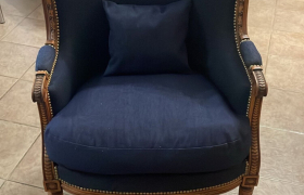Restauration d'une bergère Louis XVI