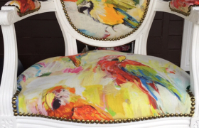 Restauration d'un fauteuil à médaillon