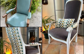 Restauration d’un fauteuil Voltaire